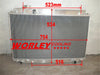 Lexus SC300, Toyota Soarer 44mm Aluminum Radiator (1991-2000)