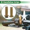 Motorcycle 7/8" / 22mm / Hand Grips Cover Kit End Grips TPU Khaki