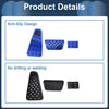 Dodge RAM 1500 Automatic Foot Accelerator Pedal Covers 2 x Blue (2010-2018)