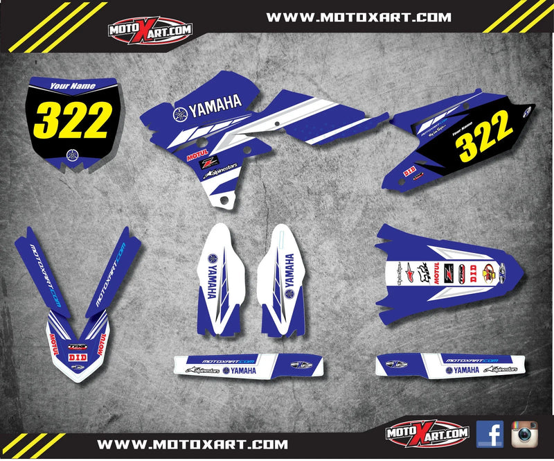 Yamaha YZF 250 Custom Graphics Full Kit (2014-2017)