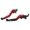 Kawasaki Ninja 650R ER6F ER6N Red Extendable Brake Clutch Levers (2006-2018)