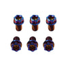Motorcycle Bike 6 x M10x10mm Titanium Torx Head Flange Screws