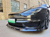 Tesla Model S (2021-2024) Black Bumper Splitter Lip