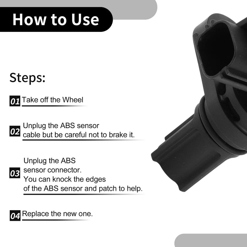 Dodge Dakota Rear Left or Right Side ABS Sensor (2005-2010)