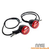 Harley Sportster XL883 XL1200 Black Bullet Rear Brake Tail Lights (2004-2023)
