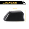 Ford F-250 F-350 F-450 Rearview Mirror Cover Cap 2 x Black Carbon Fiber