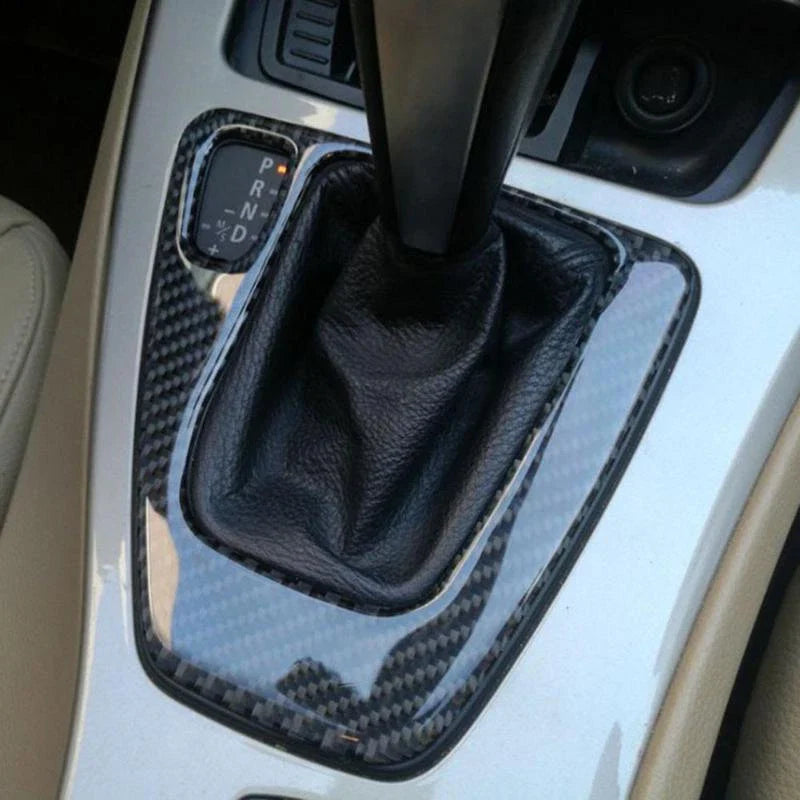 BMW 3 Series E90 Carbon Fiber Sticker Cover Trim Control Gear Shift Panel