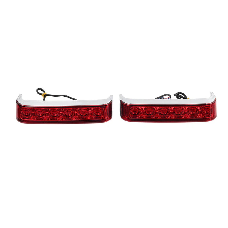 Harley Touring Street Glide Chrome Saddlebag Run Brake Tail Light (2009-2023)