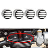 Triumph T120 Thruxton 4x CNC Machined Head Bolt Cover Caps (2016-2023)