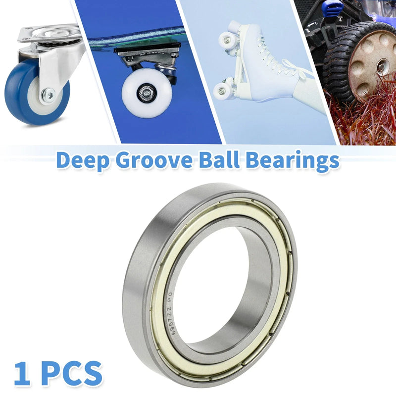 Scooter Skateboard Wheel P0 35x55x10mm 1 Pc Deep Groove Ball Bearings