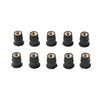 Fairing 10x M5 Motorcycle Windshield Rubber Nuts Vibration Dampers
