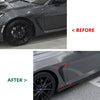 Subaru BRZ 2 x Carbon Look Side Fender Air Vent Trims (2022-2024)