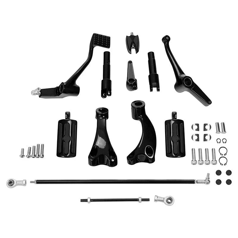 Harley Sportster XL883 Black Forward Control Pegs (2004-2013)