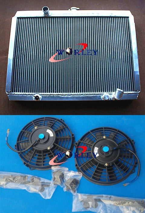 Mitsubishi Starion Turbo 5 Row Aluminum Radiator + Fan (1982-1989)