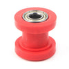 Mini Bike ATV 1x Red 10mm Chain Roller Slider Tensioner