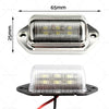 Truck SUV Trailer Lorry 6 x LED License Plate Light Lamps