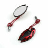 Motorcycle 8mm/10mm Universal Rearview Mirror (Rd F2)