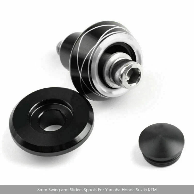Suzuki Honda Silver AH 8mm Moto CNC Stand Mounts