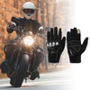 Motorcycle 1 Pair Winter Touchscreen Gloves XXL Black Gray Polar Fleece