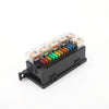 Universal 12V Car Relay Box 11 x Blade Fuse & 6 x 80A Relay Holder