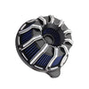 Harley Touring (1993-2007) Black White Blue Air Cleaner Intake Filter