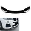 BMW X3 F25, X4 F26 M Sport Front Bumper Lip Spoiler (2014-2018)