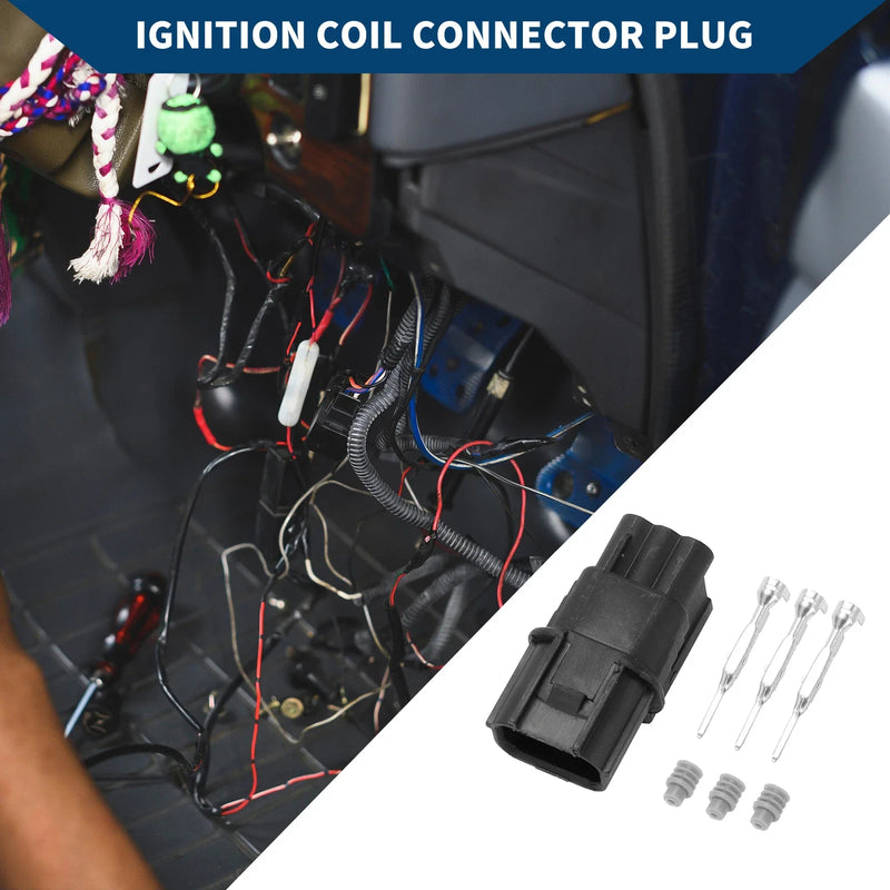 Honda Acura 1 Set Ignition Coil Connector Plug Male Wire Terminal