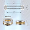 F5-10M 4 x Car Thrust Ball Bearing 5x10x4mm Roller with Washers