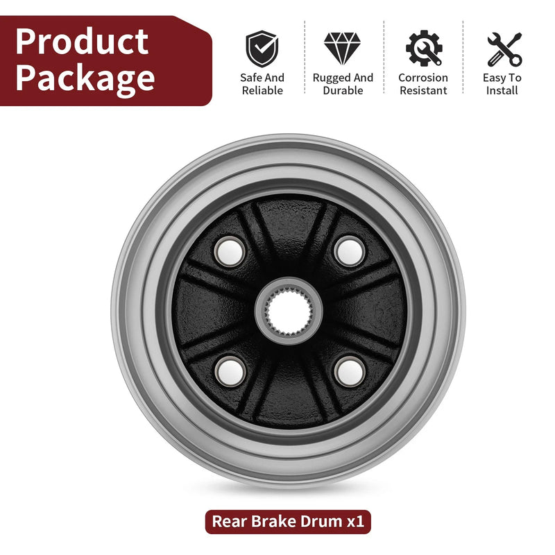 Yamaha Grizzly 600 4x4 YFM600FW Rear Wheel Brake Drum (1999–2007)