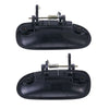 Honda Civic EK 2pc Rear Left & Right Outer Door Handle Black (1995–2001)