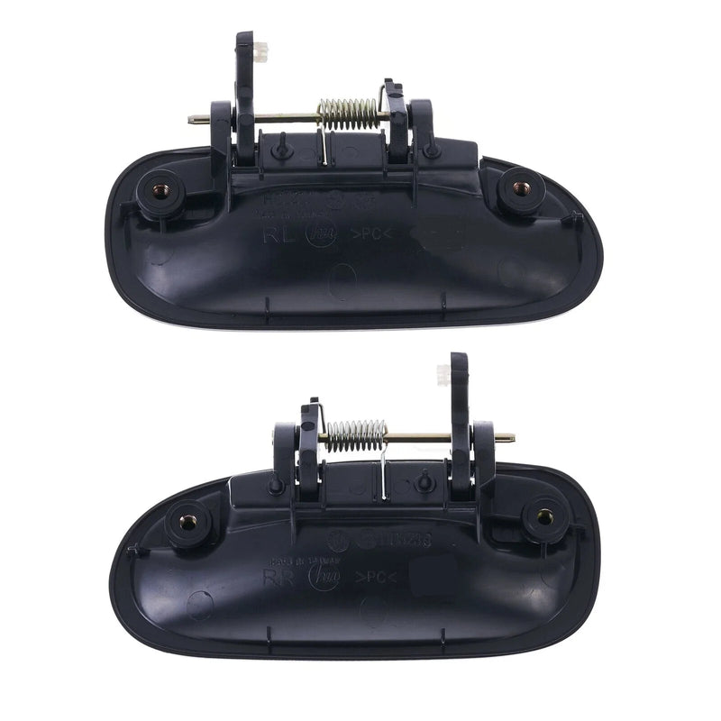 Honda Civic EK 2pc Rear Left & Right Outer Door Handle Black (1995–2001)