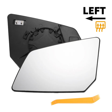 GMC Acadia Chevrolet Left Side White Mirror Glass with Heated