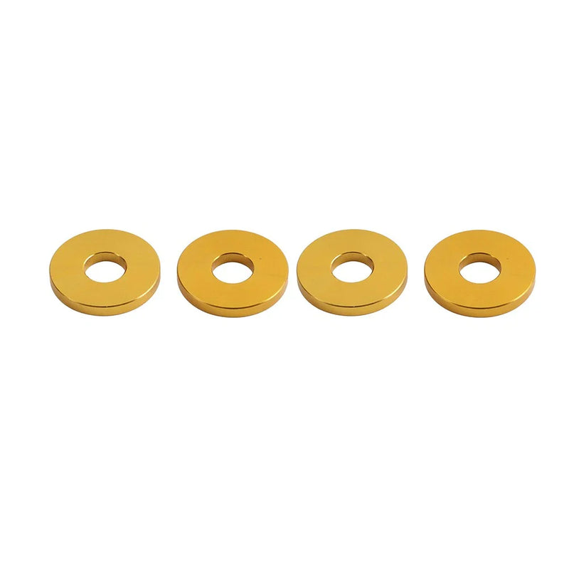 Harley Softail, Road Glide 4 x Gold Saddlebag Crash Bar Spacers