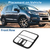 Honda Pilot 2019-2022 Carbon Fiber Black Front Row Headlight Trim Bezel