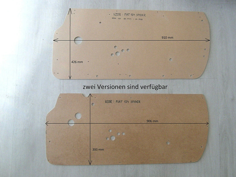 Fiat 124 Spider Door Panel (1966-85)