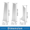 Ford Mondeo Fusion (2013-2020) Silver Tone 6 x Door Pillar Window Trim