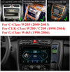 Mercedes-Benz W203 W209 W463 9" Car Stereo Radio GPS Navigation FM BT (2000-2010)