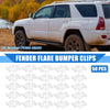 Toyota 4Runner 50 Pcs Fender Bumper Spoiler Clips (2013-2021)