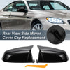 BMW 5 Series E61 F10 F11 Gloss Black Rearview Mirror Cover Cap (2005-2017)