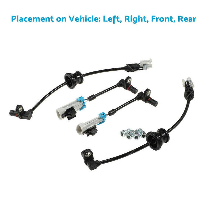 Holden Captiva 4 x ABS Speed Sensors (2007-2017)