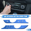 Honda CR-V (2023) Blue 6 Pcs AC Panel Switch Button Cover Trim