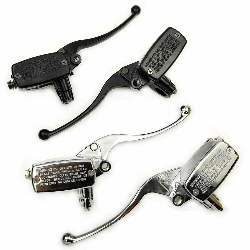 Motorcycle Handlebar 78” Hydraulic Brake Master Cylinder & Clutch Lever