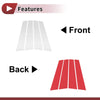 Lexus NX (2014-2022) Silver Tone Front Left Right Door Pillar Window Trim