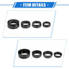 Chrysler 300 and Dodge Challenger Black 5 x AC Climate Control Knob Ring