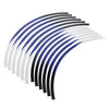 Kawasaki KX 250F (2004-2021) Blue 21" 19" Rim Stripes Wheel Stickers