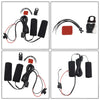 Motorcycle 12V 3-Gear Heated Hand Grips Waterproof Handlebar Heater Warmer