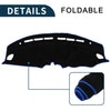 Suzuki Swift Sport (2018-2019) Black Blue Dash Cover Mat