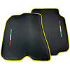 Ferrari 812 GTS (2020-2023) - Yellow Trim Carbon Fiber Floor Mats