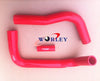 Toyota Landcruiser HJ75 2H Radiator (1984-1990) RED Silicone Hose