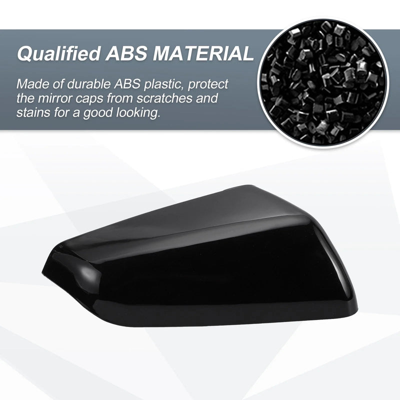 Chevy Equinox GMC Terrain Right Side Mirror Cover Cap Gloss Black